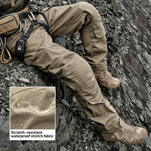 <span class=keywords><strong>Pantaloni</strong></span> da Montagna G3 per Uomo Resistenti all'Usura con Protezioni per le Ginocchia Integrate, Motivo Mimetico, Stile Workwear - Product Image 1