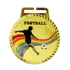 High Quality Silver And Gold Plated Copper Metal Medals Wholesale Sports Award Souvenir Medals