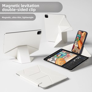Étui magnétique pliable et stable à double clip magnétique pour tablette <span class=keywords><strong>iPad</strong></span> Air Mini 6 <span class=keywords><strong>7</strong></span> <span class=keywords><strong>Pro</strong></span> <span class=keywords><strong>10</strong></span> 11 12.9 13 pouces - Product Image 1