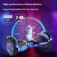 Nouvelle trottinette électrique auto-équilibrante 7 pouces pour enfants, adolescents et adultes, 2 roues, détection de mouvement intelligente, capacité max. 70 kg