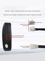 Télécommande intelligente Chuango pour porte à enroulement électrique, moteur à chaîne externe, ensemble récepteur ABS pour porte