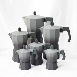 Cafetera Moka con capacidad para 1-9 <span class=keywords><strong>tazas</strong></span> Mini Moka Pot Express Espresso Stove <span class=keywords><strong>3</strong></span> <span class=keywords><strong>tazas</strong></span> Aluminio Mokapot Construcción de metal - Product Image 1