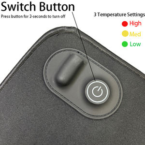 <b>Heated</b> Office <b>Mouse</b> <b>Pad</b> Anti-Slip Rubber 12V Voltage Customized 3 Heat Settings Adjustable Plug Electric Heating <b>Mouse</b> <b>Pad</b> - Product Image 6