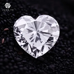 HPHT VS1 Loose Diamonds 0.5ct 1ct D Color Heart Shape Synthetic CVD Lab Diamond VVS2 Clarity with IGI Certificate for Jewelry