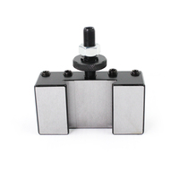 Porte-outil de perçage en acier rectifié de précision 250-202, porte-outil à changement rapide, finition oxyde noir, capacité 1/4-5/8 po pour tour CNC