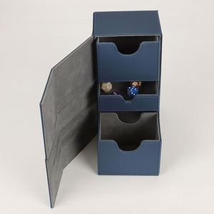 Boîte de rangement de cartes de luxe grande capacité pour plus de 200 cartes, boîte à cartes à trois tiroirs pour jeux de cartes TCG et jeux de société - Product Image 3