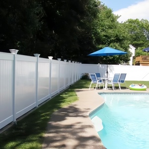 Elegante Recinzione Moderna in Alluminio per Piscina, Ringhiera di Sicurezza da 8 Piedi, Barriera di Sicurezza Residenziale per Esterni - Product Image 1