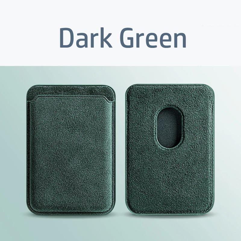 กระเป๋าสตางค์สีเขียวเข้ม