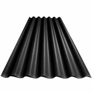 Feuille de toiture <span class=keywords><strong>noire</strong></span> en tôle profilée <span class=keywords><strong>ondulée</strong></span> de 1050mm - Product Image 1