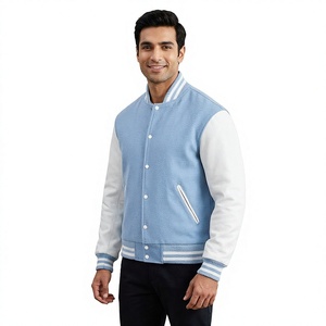 Chaquetas para Hombre, Chaqueta Varsity Negra de Lujo Personalizada, Chaqueta Varsity Letterman para Hombre con Mangas de Cuero, Ajuste Slim, Altamente Recomendada - Product Image 1
