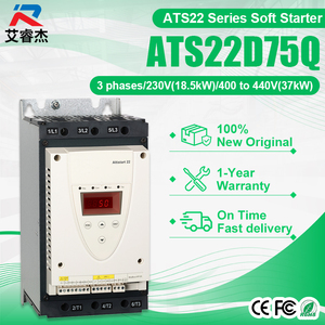 ATS22D75Q Altistart 22 ซอฟต์สตาร์ทเตอร์ 3 เฟส 75A 230-440V 18.5-37kW ตัวควบคุมมอเตอร์แบบ Modbus สำหรับปั๊มและพัดลม ของแท้ใหม่แกะกล่อง - Product Image 1