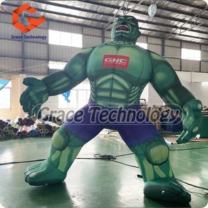 Hombre Musculoso <span class=keywords><strong>Verde</strong></span> Inflable <span class=keywords><strong>Gigante</strong></span>, Modelo de Dibujos Animados de <span class=keywords><strong>Hulk</strong></span> Inflable para Publicidad, Globo para Desfiles - Product Image 6