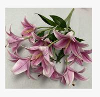 Bunga Dekorasi Lily Pu Buatan