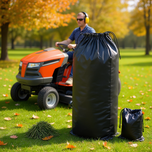 Sac de collecte des déchets de jardin, 54 pieds cubes, noir, accessoire pour tondeuse à gazon - Product Image 2