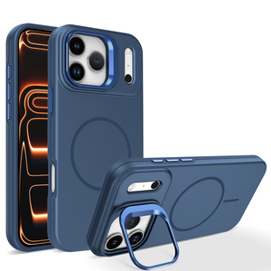 Funda Magnética Transparente de Lujo para Teléfono con Soporte para Lente, Anillo de Epoxi, Impermeable, Plegable, Material TPU+PC, Compatible con Múltiples Marcas, Color Personalizado - Product Image 5