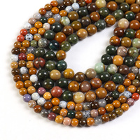 Natuurlijke Ronde Edelsteen Stone Jasper Kralen, zee Keizerlijke Jasper Loose Bead Strengen Voor Diy Sieraden Maken 4Mm 6Mm 8Mm 10Mm 12Mm