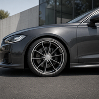 Jantes en alliage forgé PWC Gunmetal à cinq branches, OEM ODM, vente en gros pour ateliers de tuning et distributeurs