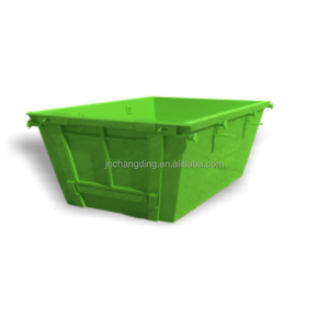 Bac à déchets en acier empilable de 8 m³ à ouverture supérieure, en acier au carbone Q345, robuste, pour les projets de recyclage des déchets en extérieur - Product Image 3