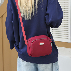Simple Shoulder Bag Horizontal Square Zipper Closure Water Resistant Everyday Outfits Women's Chest Bag - Product Image 2