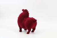 Figurine de cheval en résine rouge, un animal du zodiaque porte-bonheur, symbole de richesse et de prospérité pour la décoration de bureau et de maison