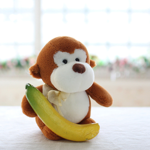 Peluche Personalizzati Creativi 2023, Giocattoli di Peluche per Bambini 8'' Scimmia, Elefante, Alce, Orso, Granchio, Ippopotamo - Product Image 3