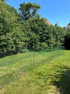 Filet de clôture <span class=keywords><strong>mobile</strong></span> <span class=keywords><strong>pour</strong></span> <span class=keywords><strong>chien</strong></span> de 25 m de long et 105 cm de haut <span class=keywords><strong>pour</strong></span> clôture de jardin et de camping avec piquets en PVC - Product Image 4