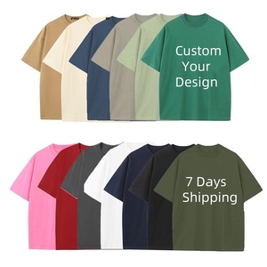 Áo thun nam cổ tròn in nổi 3D chữ nổi, dáng rộng, 100% cotton, 230 gram, tay ngắn, chất liệu dệt kim trơn, thiết kế tùy chỉnh - Product Image 3