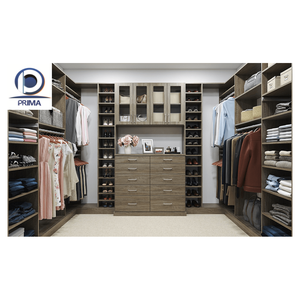 PRIMA industrie Style italien <span class=keywords><strong>vestiaire</strong></span> ouvert U forme armoire armoire métal verre porte promenade dans armoire vêtements <span class=keywords><strong>placard</strong></span> - Product Image 4