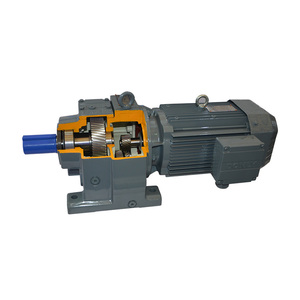 Réducteur de vitesse de type R37 pour machine à coudre, moteur à engrenages électrique, réducteur à engrenages hélicoïdaux - Product Image 3