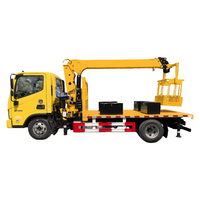 Grue montée par camion mobile du prix usine 4Ton SQS100 4T grue hydraulique de bras