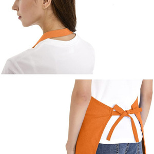 Delantal de Lona Resistente al por Mayor con Correa Ajustable para el Cuello, Bolsillos Delanteros Grandes, Ropa de Trabajo Duradera para Cocina, Logotipo Personalizado - Product Image 4