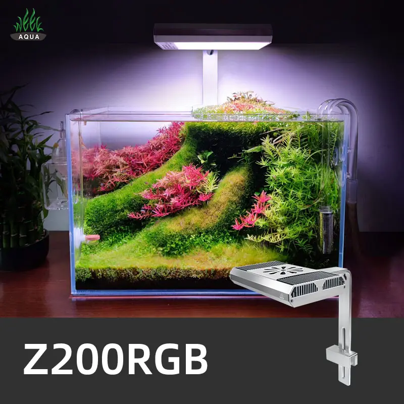 Chineae Groothandel Zseries 70W Rgb Spectrum Led Aquarium Verlichting Systeem Timer Dimbare Cyc Lamp Voor Hardscape Geplant Tank Licht