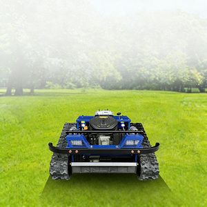 Robot agricole sur chenilles bleu multifonctionnel pour opérations sur le terrain - Product Image 3