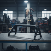 Barre de protection en aluminium pour pick-up et UTE, compatible avec la benne de camion équipée d'un couvre-benne et d'un rideau.