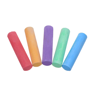 Juego de Tizas de Colores <span class=keywords><strong>para</strong></span> Acera BECOL, Tizas Jumbo No Tóxicas <span class=keywords><strong>para</strong></span> Exteriores con Cubo de Almacenamiento de Plástico - Product Image 2