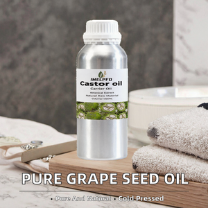 Aceite de Semilla de Uva Puro Oumeng, Prensado en Expulsión, Alto Punto de Humo, Aceite Portador Natural de Vitamina E para el Cuidado del Cabello, Grado Superior - Product Image 2