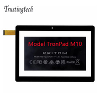 Écran tactile capacitif de 10,1 pouces pour tablette Pritom TronPad M10, pièces de rechange pour réparation, capteur de tablette