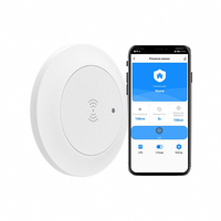 Détecteur de Présence Humaine Tuya WiFi 24G à Radar à Ondes Millimétriques avec Capteur de Lumière et Contrôleur d'Interrupteur pour Garage et VR