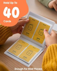 Porte-cartes professionnel avec 40 pochettes compatible avec le classeur de cartes étanche <span class=keywords><strong>YOTO</strong></span> PP, porte-cartes <span class=keywords><strong>Yoto</strong></span>, orange - Product Image 2