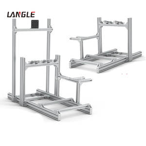 Version de base bricolage 3060 profil en aluminium jeu de conduite simulateur de course de voiture mobile avec Cockpit de course Sim <span class=keywords><strong>4</strong></span> axes - Product Image 6