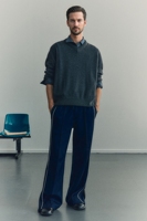 Pull décontracté pour homme, tricoté, respirant, chaud, pour l'hiver, fabrication ODM, vente en gros