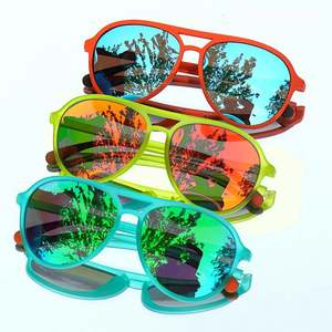 Gafas de Sol Deportivas con Logotipo Personalizado 2025, Montura Grande para Hombre y Mujer, Protección UV400, Espejo, Polarizadas, Estilo Piloto - Product Image 3