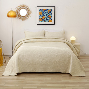 Copriletto in cotone 100% Queen Size, Set di trapunte, vendita a caldo, 3 pezzi, 200TC, Count di filettature in tinta unita, federa, piumino, <span class=keywords><strong>Patchwork</strong></span> - Product Image 5
