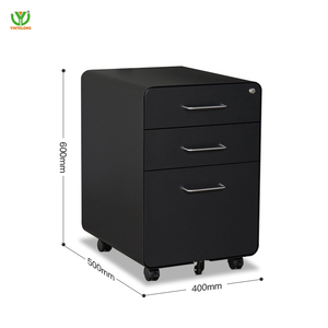 Yinlong Thép Thiết Kế Hiện Đại 3-Ngăn Kéo Di Động Bệ Văn Phòng Kim Loại Tủ Di Chuyển Điền Ngăn Kéo Cho Tài Liệu Lưu Trữ Tủ - Product Image 5