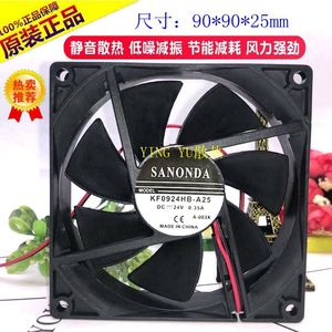 Ventilateur DC Sanonda Kf0924hb A25 24V 9Cm pour refroidissement d'onduleur de fréquence - Product Image 2