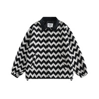 2024 automne plus récent décontracté hommes veste contraste couleur rayé sens du Design amoureux veste manteau veste pour hommes Streetwear