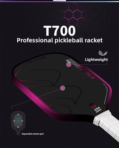 Juego de Pickleball Profesional Aprobado por la USAPA con 2 Pelotas Ligeras y Bonitas y 1 Bolsa de Fibra de Carbono T700 - Product Image 5