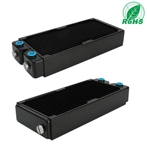 หม้อน้ำระบายความร้อนด้วยน้ำ Yingbo 2 ชั้น ขนาด 45 มม. บัสบาร์ทองแดง 240 มม. สำหรับระบายความร้อนในเคสคอมพิวเตอร์ - Product Image 3