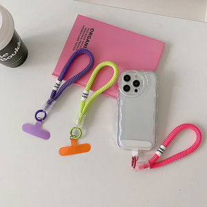 Funda para Teléfono Móvil Hecha a Mano con Cordón, Pulsera y Llavero, Correas de Muñeca Coloridas de Moda - Product Image 5