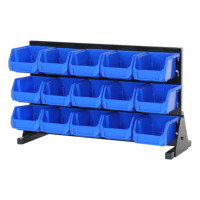 Caja de almacenamiento de volumen de negocios de plástico Caja de diseño funcional flexible colgante apilable anidable apilable